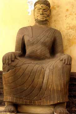 Seated Buddha, Dong Duong, Collection: Da