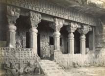 36 AN INTRODUCTION TO INDIAN ART Nashik Cave No. 3 Chaitya, Cave No. 12, Bhaja with a stone-screen wall as a facade. It is also found at Bedsa, Nashik, Karla and Kanheri.