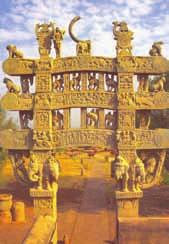 Sanchi, about 50 km from Bhopal, the capital of Madhya Pradesh, is a world heritage site. Along with other relatively small stupas, there are three main stupas at Sanchi.