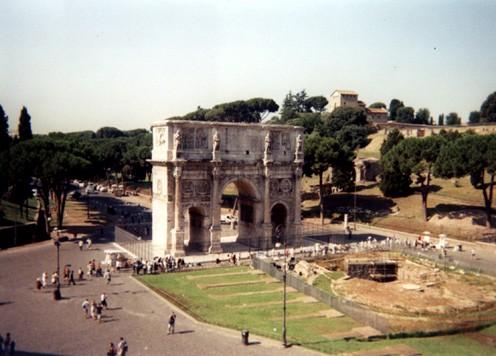 Arch of Constantine erected to commemorate his