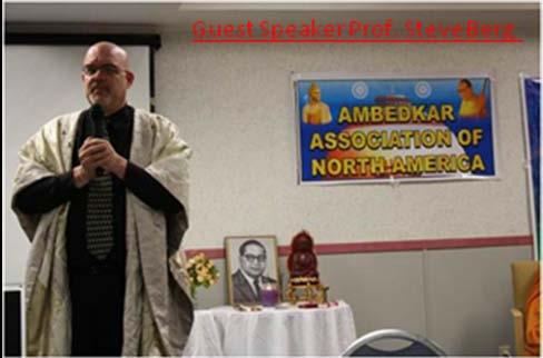 Guest speaker Prof. Steve Berg. (Department of Eng/History, Schoolcraft College in Livonia, Michigan) He talked about his experience with Theravada Buddhism.