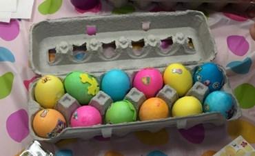 Children, Youth, & Families Join Us for Easter Saturday April 18: 10:00 am 12:00 noon In the Daniels Center: Bring the egg coloring fuss to us!