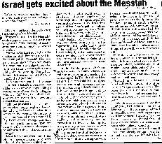 Amazing A major Rabbinical figure claims the Messiah is Jesus Let me quote from this article from
