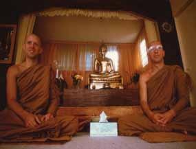 AJAHN S LIFE During his travelling months Ajahn Brahm spent a lot of time by himself on remote mountains and in isolated forests, just practising meditation.