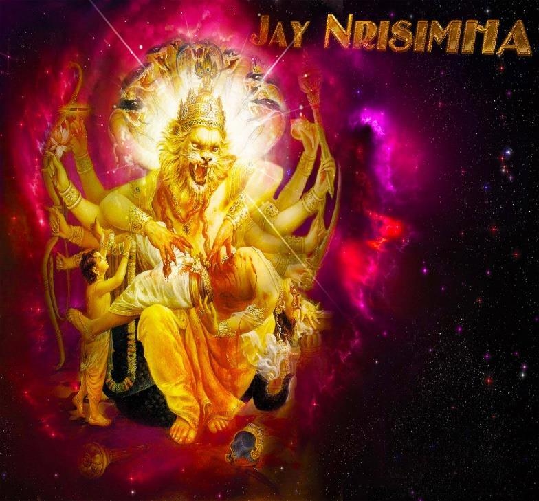 Vaishakha Shukla Chaturdashi is celebrated as Narasimha Jayanti. Lord Narasimha was the 4 th incarnation of Lord Vishnu.