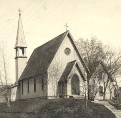 Worship services were continued in the Cook home until the stockade was built in 1862. After the Civil War, services were held in a store; also in the Community Hall.