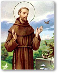Our Patron Saint : The Prayer of Saint Francis Lord, make me an instrument of thy peace.