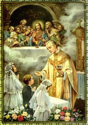 Suggestions for Parents: When you attend Mass every Sunday, help your child to fully participate in the Mass. Take your child to Church to visit Jesus in the Blessed Sacrament.