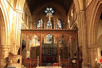 changes since the present church was built: the stained glass has all been added, the rood screen, the choir stalls and the altar rails have all been gifts of one sort or another.