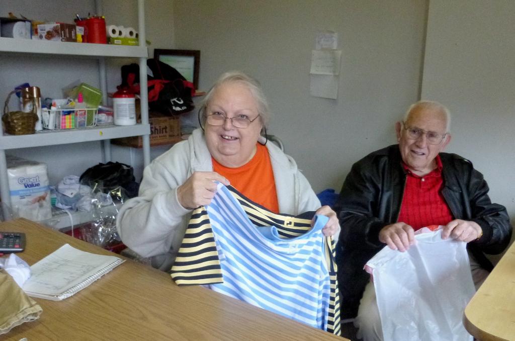 Jesus with community in various ways Two and half years ago Liberty Baptist Church began the Open Heart Thrift Store.