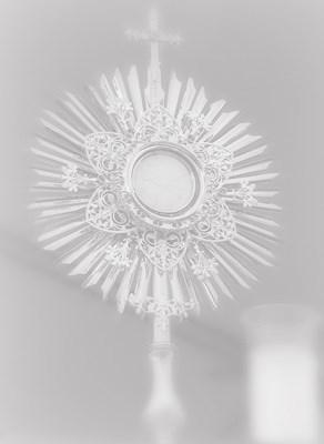 Station 4 The Blessed Sacrament of the Eucharist From Pope Francis While he was instituting the Eucharist as an everlasting memorial of himself and his paschal sacrifice, he symbolically placed this
