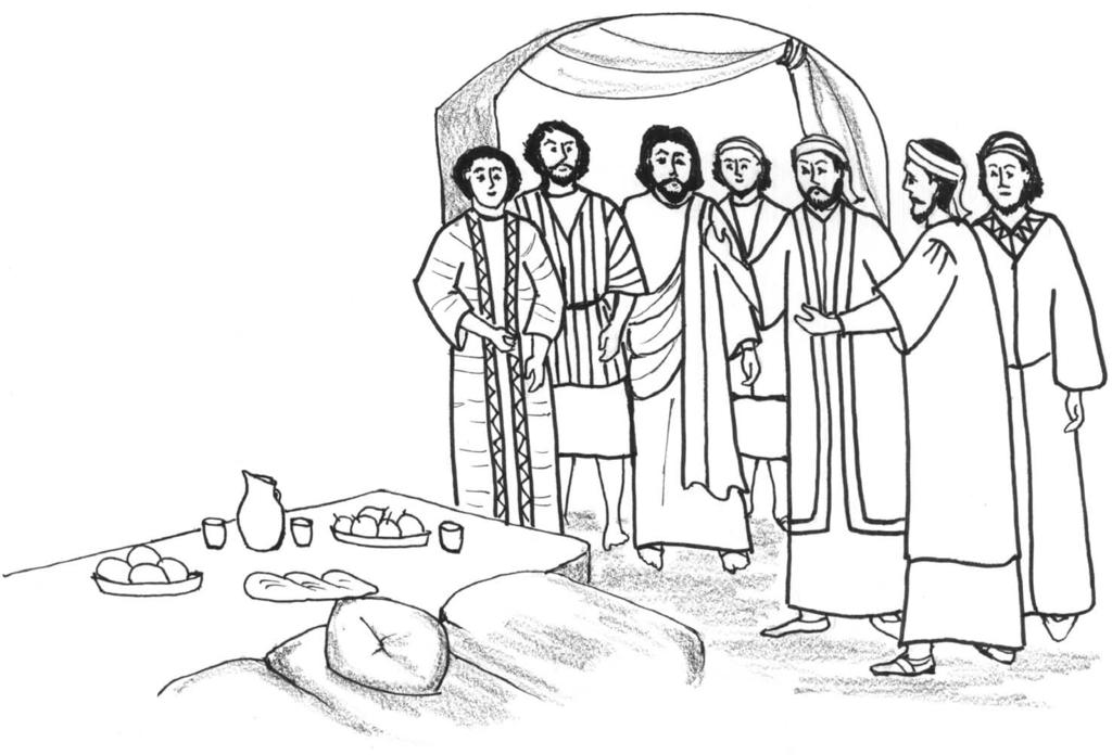 Many of Matthew s friends wanted to meet Jesus, so Matthew prepared a big feast