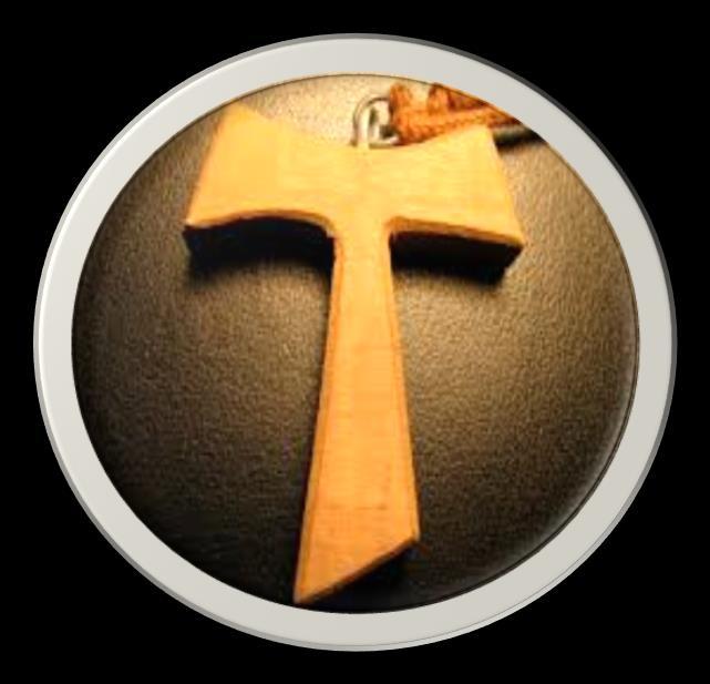The Tau Cross Usually made of wood, which is shaped like a T and is often worn by Franciscan friars. Tau is the last letter of the Hebrew alphabet and was used symbolically in the Old Testament.