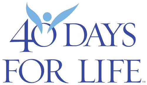 Spring Lenten 40 Days for Life Campaign March 5-April 13 This Spring campaign in Charleston we are happy to have our local young adults again at the helm through the leadership of Sarah Allen as the
