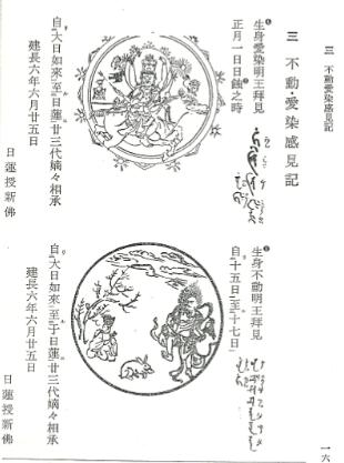 APPENDIX Figure 1. Copies of the paintings of Rangaraja (Japanese. Aizen) (top) and Acala (Japanese.