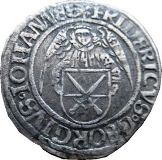 This silver quarter taler bears the date 1539 17 This