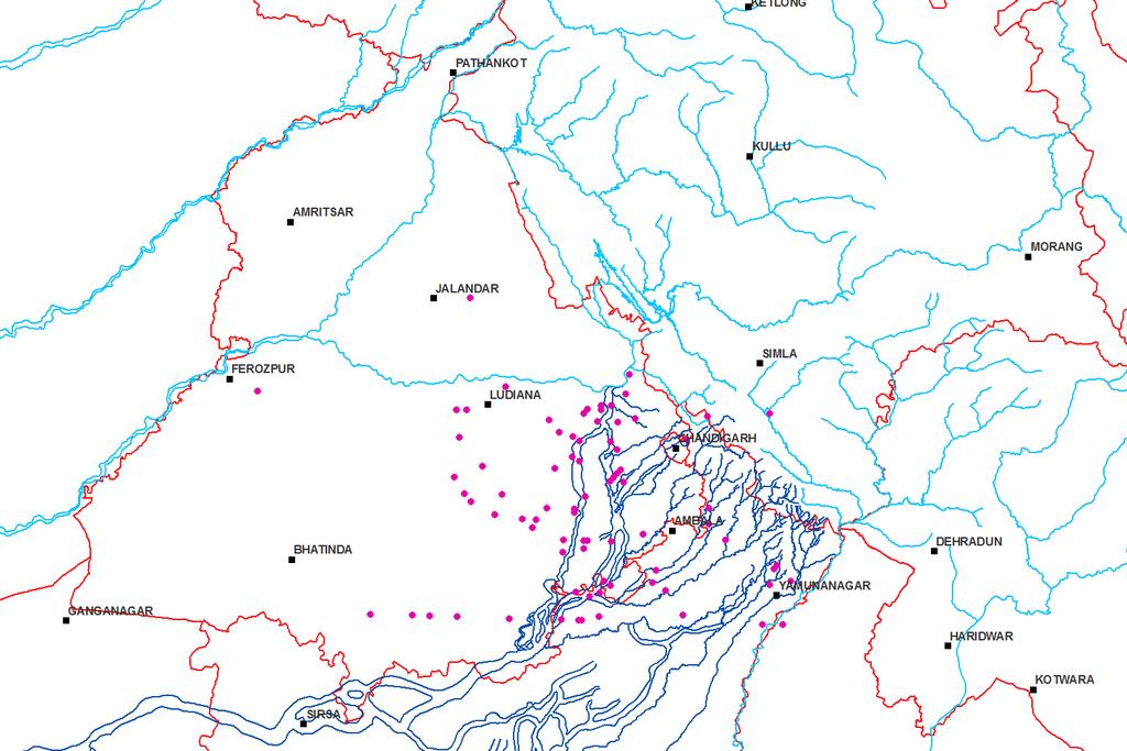 Post Harappan Settlements along the