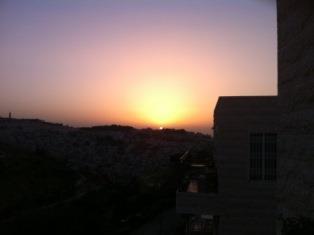 Prayer Update From Israel (September 20, 2016) Sunrise over Bethany and the Mount of Olives in Jerusalem. Arise, shine; for your light has come!