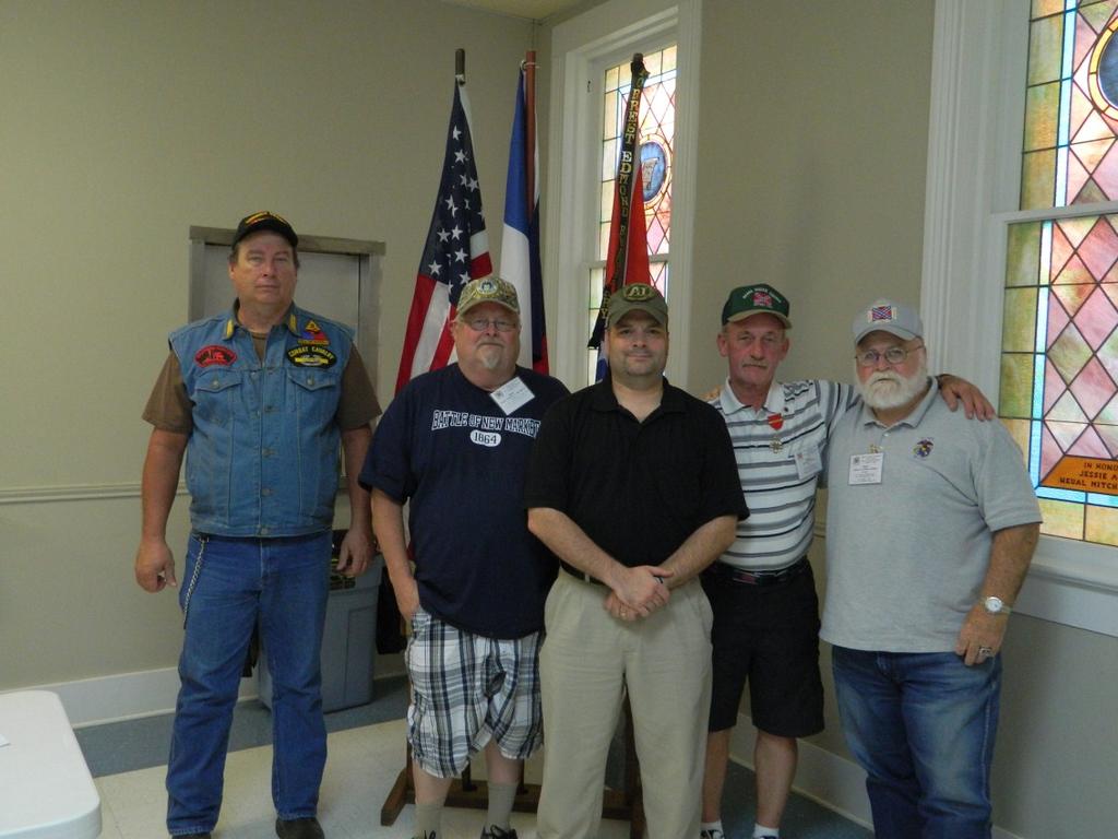 Above: Historical presenter, Shawn Eytcheson, from Kilgore is a retired Army Sharpshooter who served with the Rangers and Special Forces of the U.S. Army. He presented an excellent program on the Sharpshooters in the Confederate Armies.
