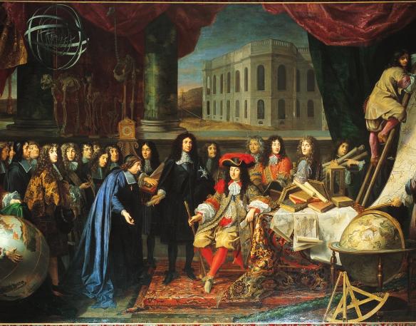 History The Establishment of the Academy of Science and the & Art Foundation of the Observatory by Louis XIV by Henri Testelin.