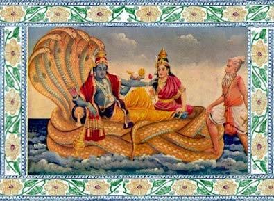 Finding that Lord Vishnu also did not notice him, the