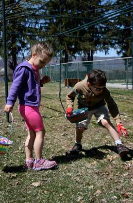 Parents and other Clean-up participants were joyful on-lookers, occasionally offering insight and