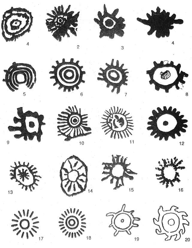 Studies of Rock Art and/or Petroglyphs Fig. I.1.6. Symbols of the sun gift.