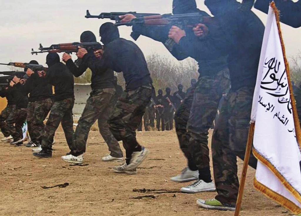 + TENNIS SHOES ON THE GROUND: Syria is one of many safe havens for terrorist training camps such as this one