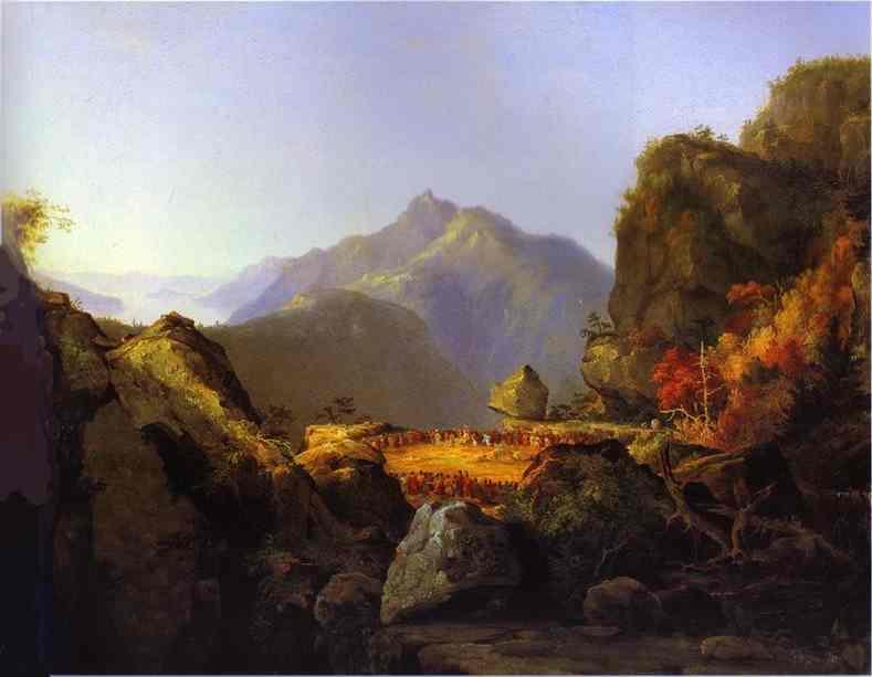 Landscape Scene from Last of the Mohicans, 1827 by