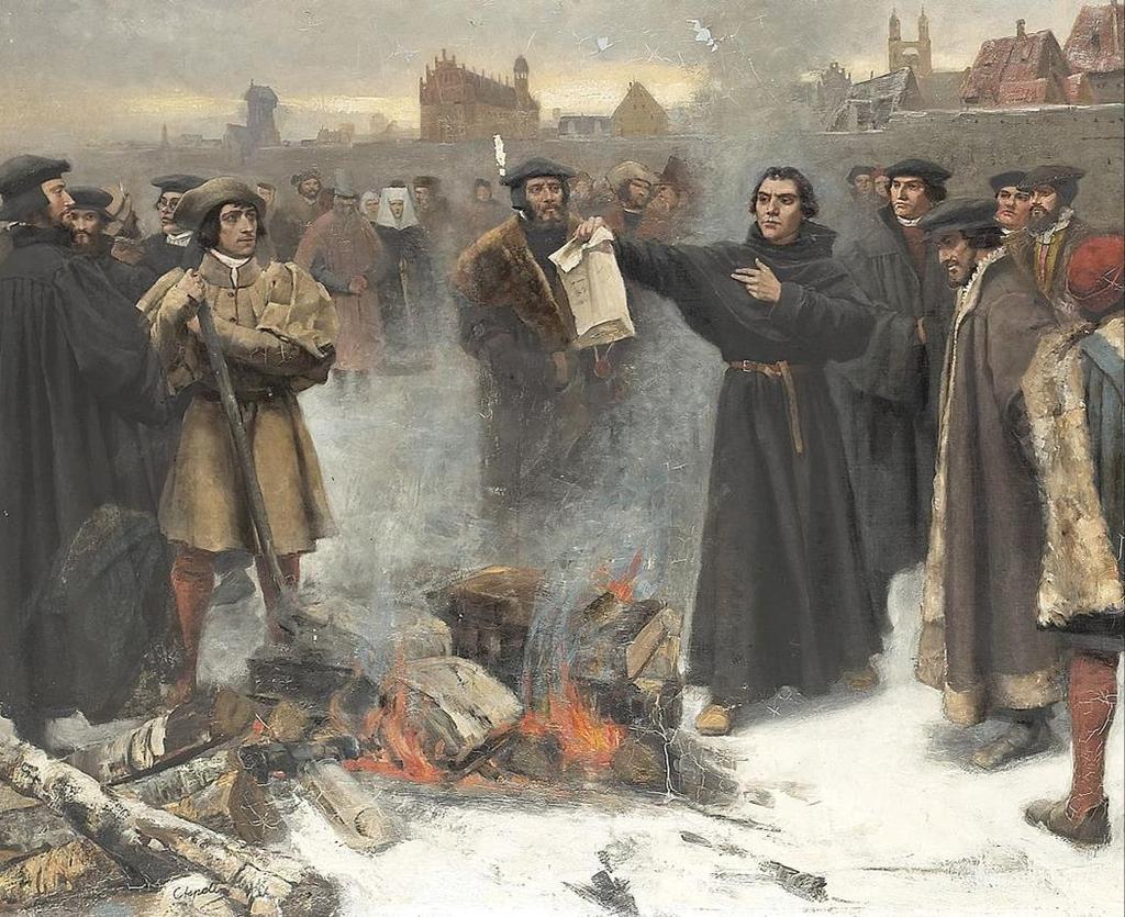 June 15th, 1520: Pope Leo X ordered Martin Luther to recant 41 of his 95 Theses, Stop preaching about those items. If Luther did not recant, he would face excommunication from the Church.