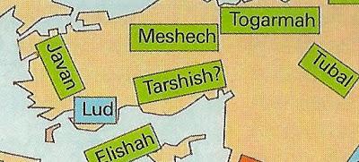 IVP New Bible Atlas The Oxford Bible Atlas says of Meshech and Tubal are, regions in Asia Minor [Turkey].