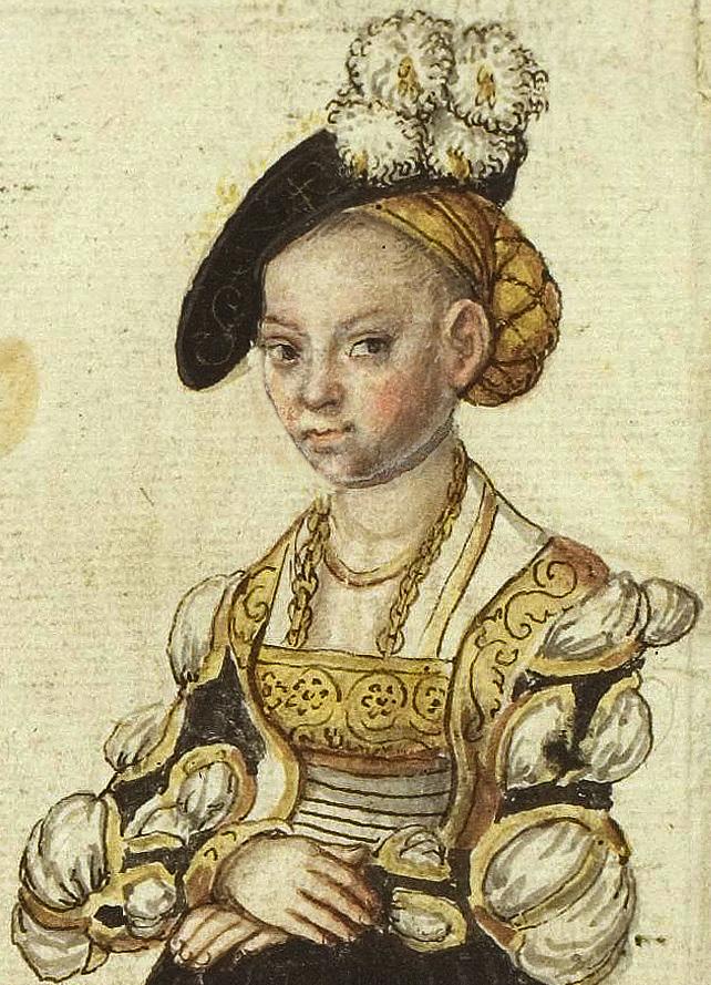 Princess Elisabeth von Rochlitz (1502-1557) She was a Hessian princess and, by marriage, Hereditary Princess of Saxony.
