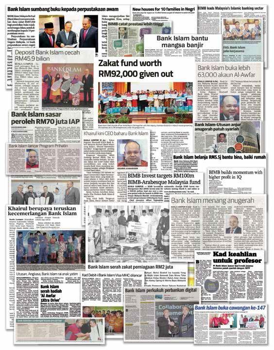The Star 23 Jan Borneo Post (KK) 06 Mac Sinar Harian 10 Feb Kosmo 10 Mac Utusan Malaysia