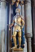 This statue of heroic Joan of Arc is in London s Westminster Cathedral. Page 153 153 LITERAL How were the English finally able to convict and execute Joan of Arc?