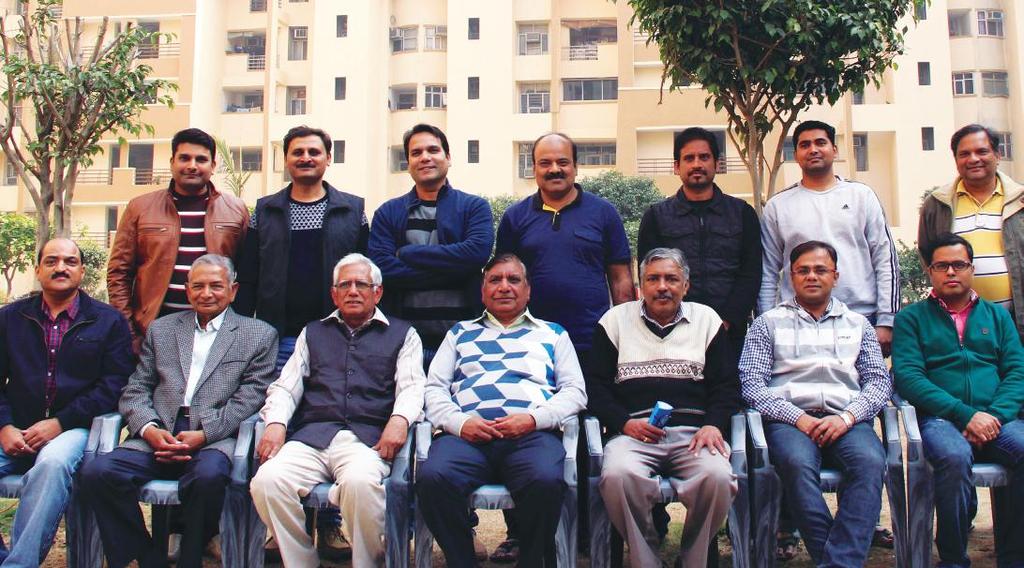 Key Strength Behind Success Painting Committee Standing From Left : Shri Pal Singh, Ravindra Saini, Neeraj Tyagi, Ashish Awasthi, Ashok Tyagi, Tarun Singh,