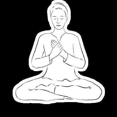 4 The Miracle of Connection Earth Energy Meditation Dharti Hai, Akaash Hai, Guru Ram Das Hai Sit in easy pose, with the index finger and thumb together (gyan mudra) at the knees.