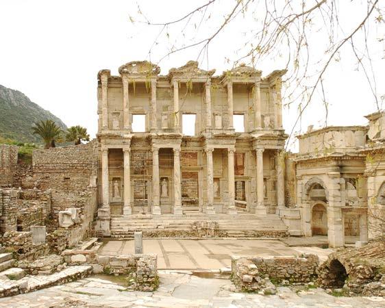 The Facade Perhaps the most famous facade in the world is one that was seen by the Apostle Paul on many occasions. It is the facade of the library at the ancient city of Ephesus.