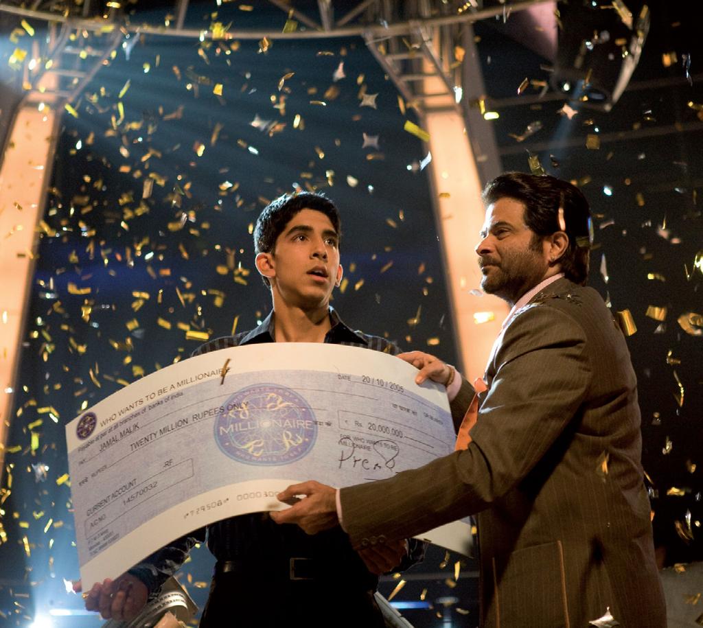 The end of the show had been like a dream the cheers of the crowd, Prem s hand on his shoulder, the huge cheque for twenty million rupees.