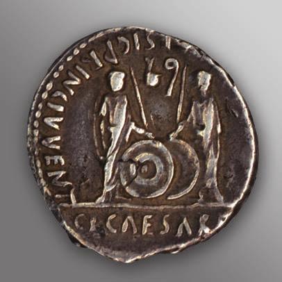Jay King A silver denarius depicting the Roman military. narrative of the rabbi or sage who invested in the personal troubles of the poor.
