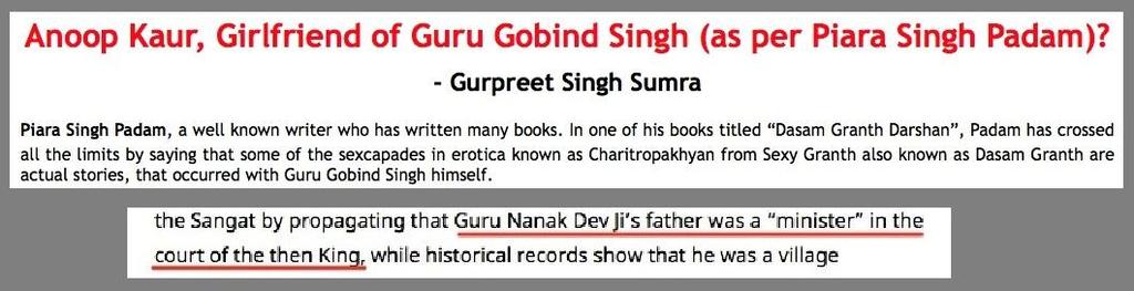 There is also a need to REWRITE SIKH HISTORY to further breakdown any link to VEDIC INFLUENCE (Figure 12).