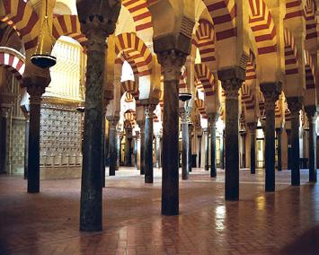 with a Gothic cathedral inserted in the center of the large Moorish building after 1236.