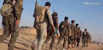 10 Column of SDF fighters on their way to operate against ISIS targets around Al-Dashisha (YPG Press Office, June 4, 2018) Idlib area Two ISIS operatives were caught while planting IEDs near the