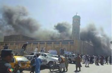 12 Jihadi activity in other countries Afghanistan ISIS suicide bombing attack in Kabul during a conference of Muslim clerics On June 4, 2018, ISIS operatives carried out a suicide bombing attack in
