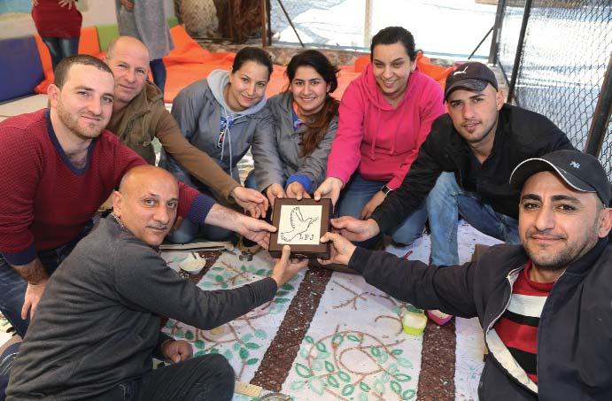 XVIII Newsletter A mosaic laboratory serving refugees in Jordan The Order currently supports this beautiful initiative of the Latin Patriarchate of Jerusalem through the Lieutenancy for Germany.
