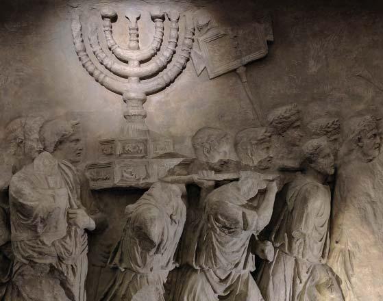 VI Newsletter second Temple of Jerusalem in 70 AD, and among the objects brought to Rome, he also describes the famous seven-armed candelabrum.
