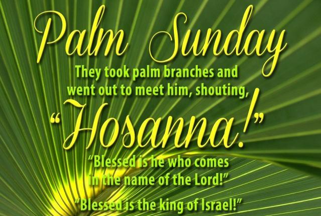 Palm Sunday of the Passion of the Lord March 25, 2018 Mission Statement We, the parishioners of St. Peter s Church, are called to holiness by God as present day disciples of Jesus Christ.