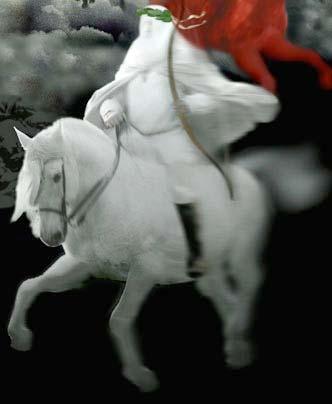 And I looked, and behold, a white horse, and he who sat on it had a bow;