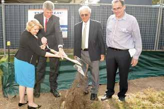 Turning of the sod ceremony for the Taigum Estia Villas by Minister Coralee O