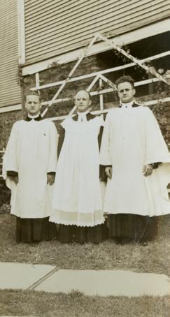 Young Tuhy graduated from Concordia College in Fort Wayne, Indiana and from Concordia Theological Seminary in St. Louis, Missouri. He was ordained into the ministry by his father in October 1933.