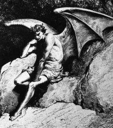 banished Lucifer to Hell Satan / the Devil demons bad